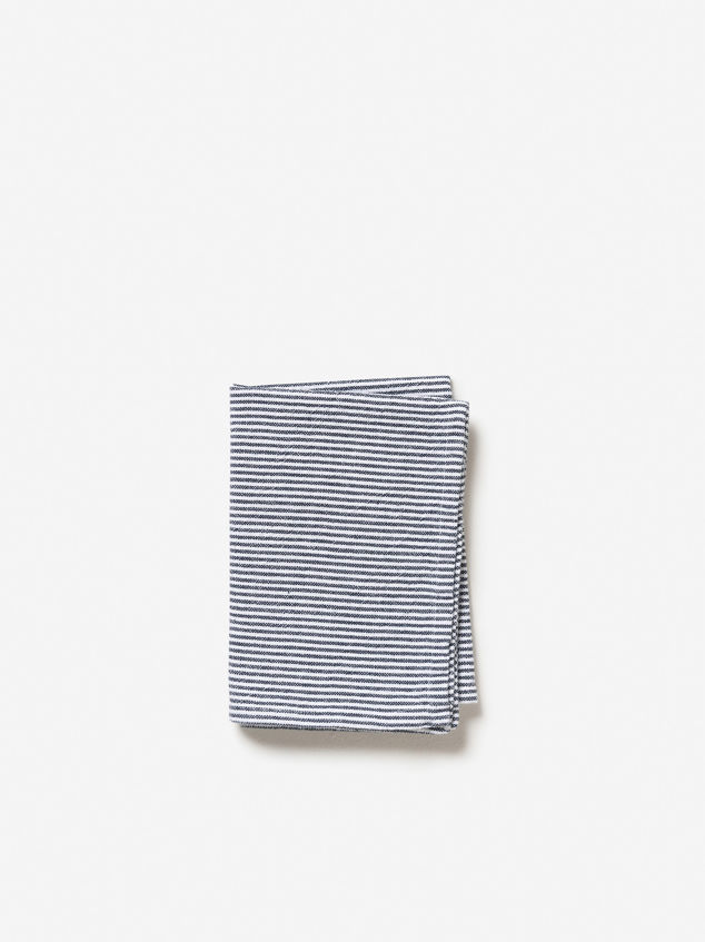 Stripe Washed Cotton Tea Towel