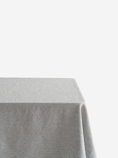 Stripe Washed Cotton Tablecloth