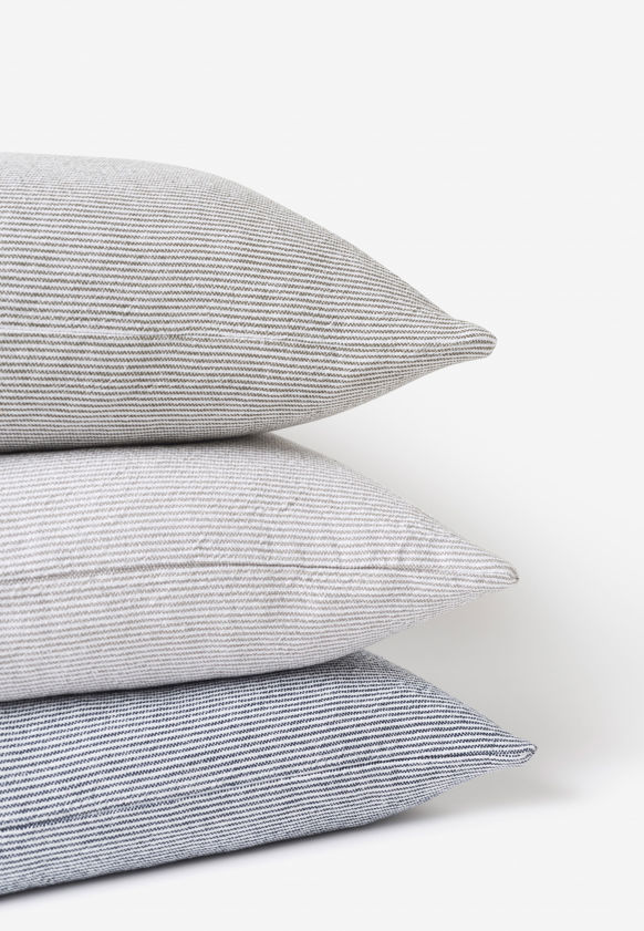 Stripe Washed Cotton Cushion Cover