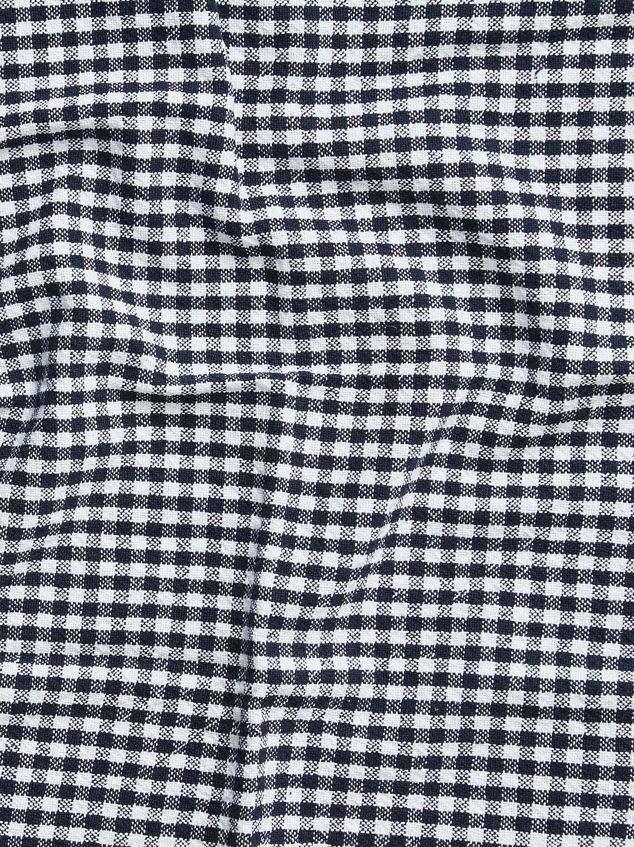 Gingham Washed Cotton Tea Towel