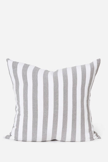 Wide Stripe Washed Cotton Cushion Cover
