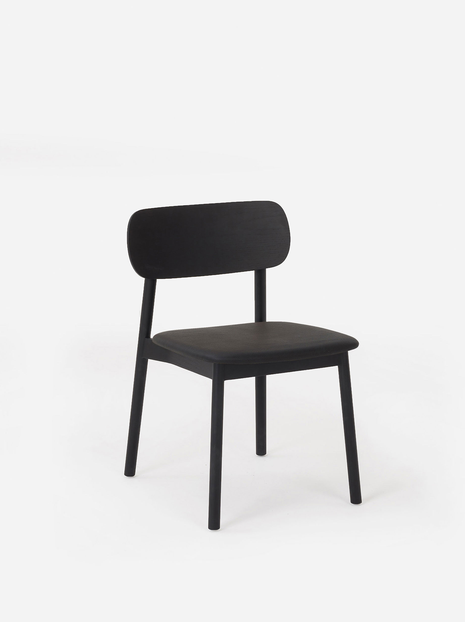 Radial Dining Chair w/ Leather Seat