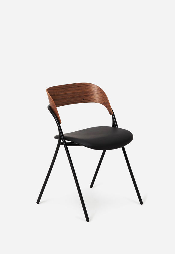 Trace Dining Chair w/Leather Seat