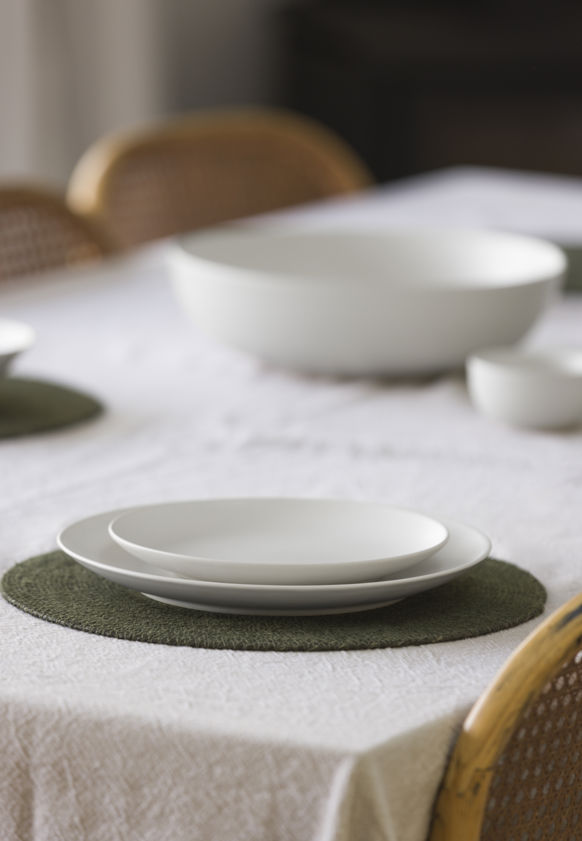 Stoneware Dinner Plate Set/4