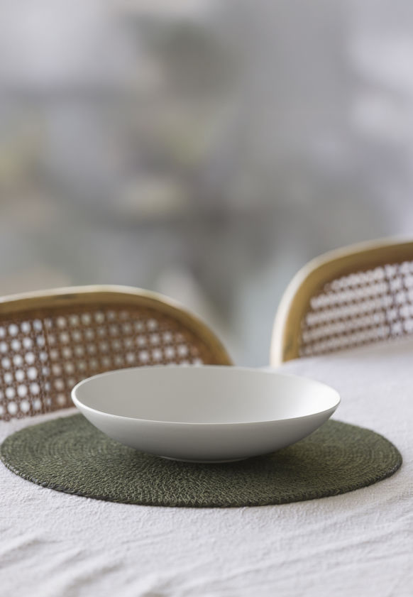 Stoneware Deep Plate Set/4